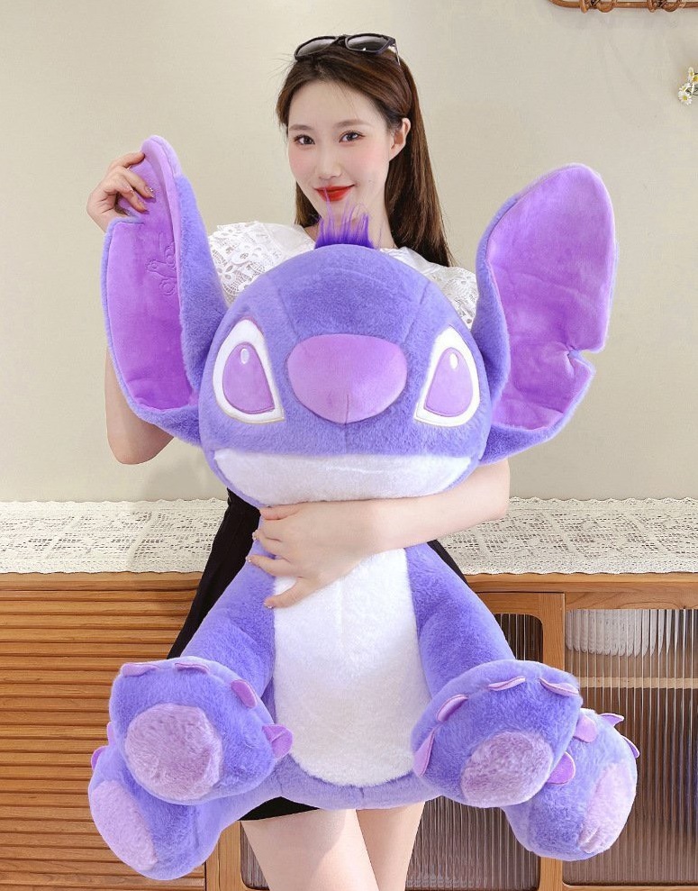 Gấu bông Stitch tím mộng mơ Stick tím hot hit size 50cm