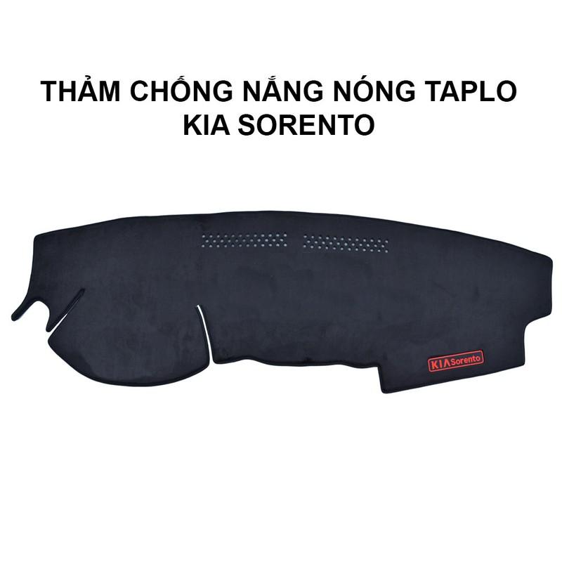 Thảm Taplo Xe Kia Sorento 2015 2016 2017 2018 2019 Mẫu Nhung Lông Cừu Cao Cấp Có Đế Chống Trượt Giúp Che Nắng Taplo, Chống Nứt Bạc Màu Taplo, Chống Lóa Mắt Và Tăng Thẩm Mỹ Cho Xe