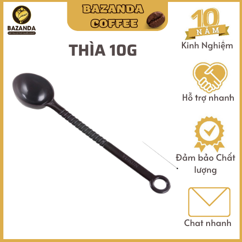 Bộ 3 thìa đong cafe nhựa 10g