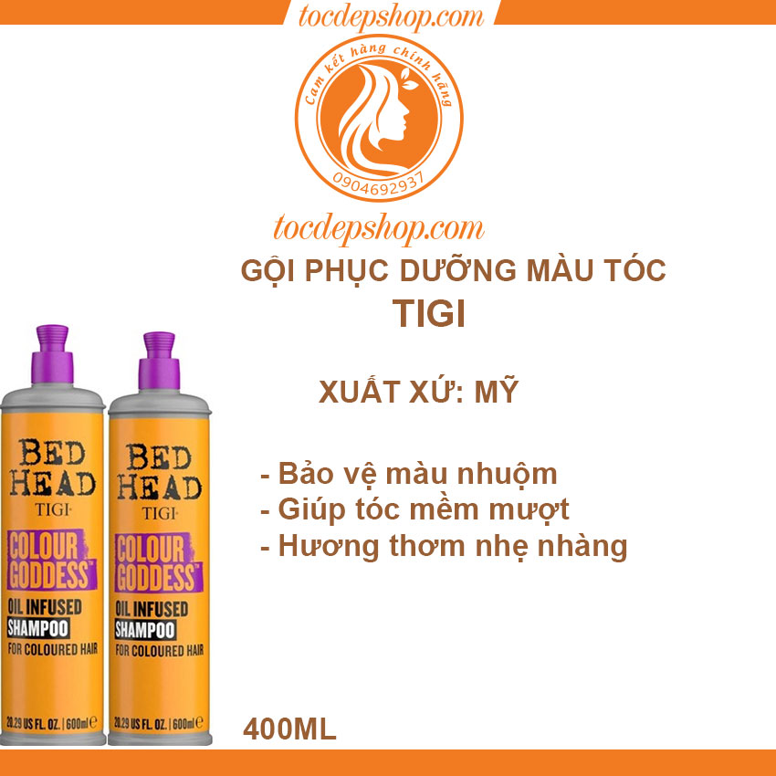 Cặp gội xả giữ màu nhuộm Tigi