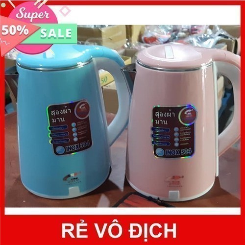 Ấm Siêu Tốc - Ấm Siêu Tốc Thái Lan 2.5L- Ấm Siêu Tốc 2 Lớp