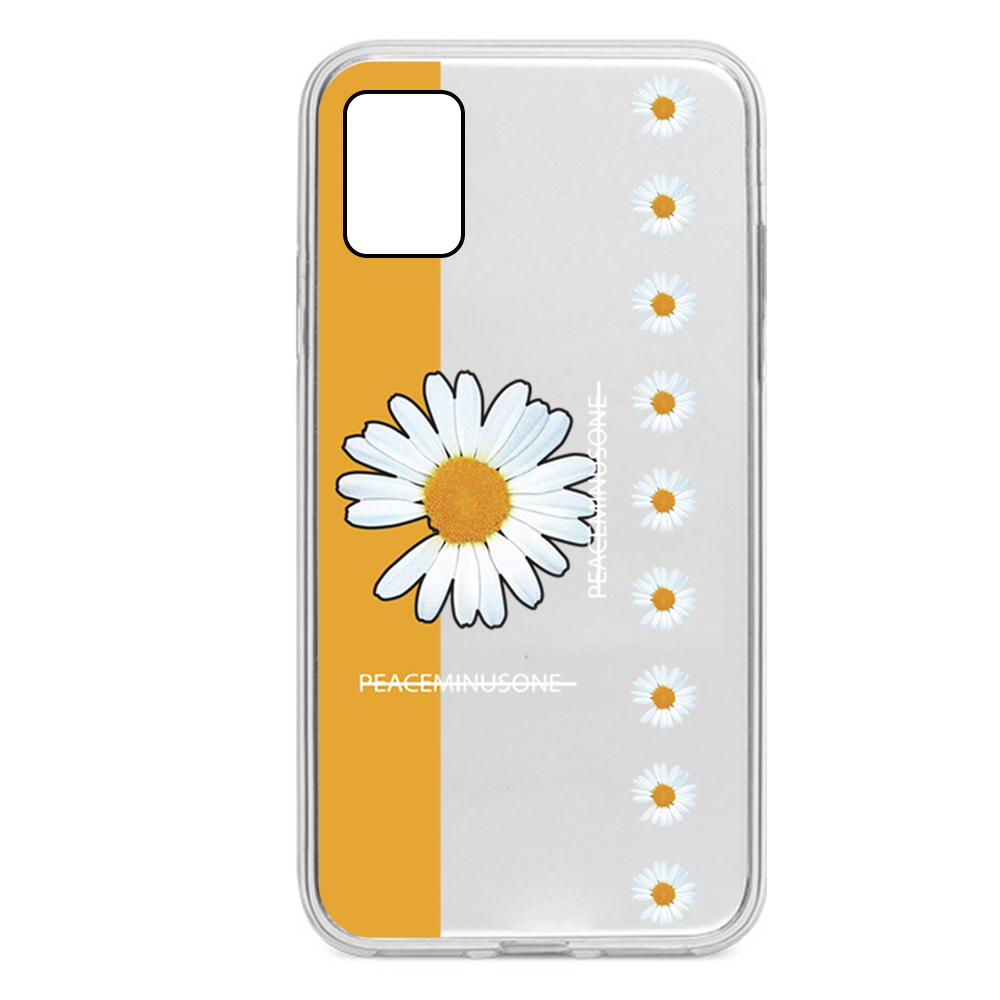 [HCM]Ốp lưng Samsung A51 hoa cúc Peaceminusone dẻo trong Silicone in hình(sản phẩm có 6 mẫu).