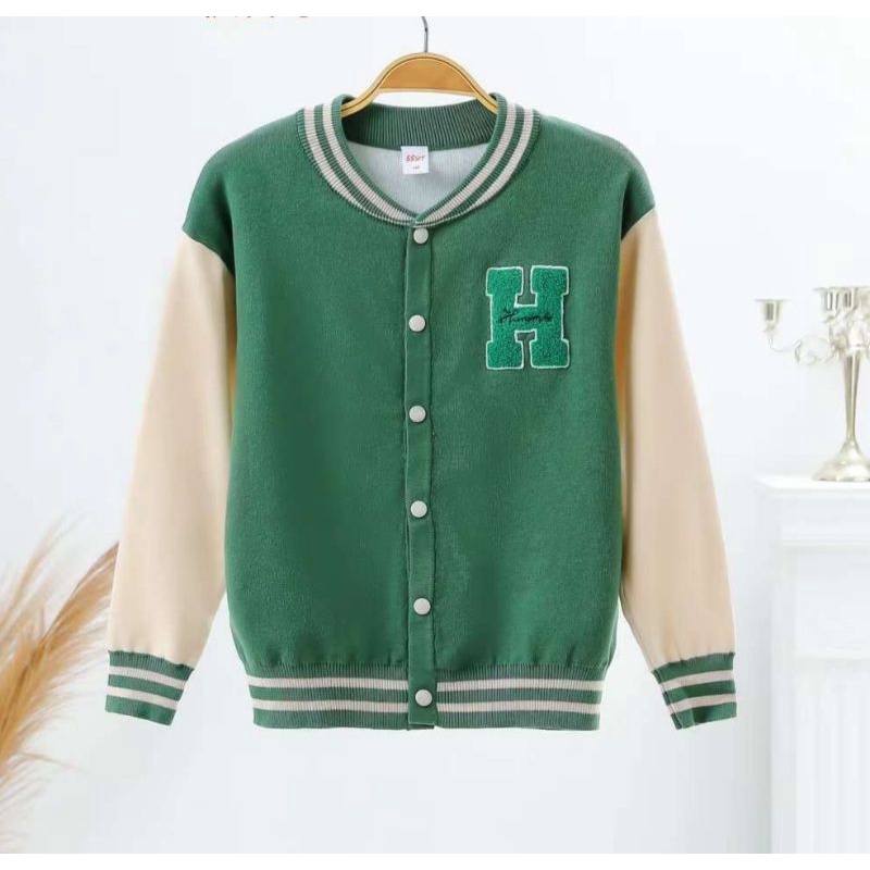 (25-52kg)Áo len bomber 2 lớp dày ấm size đại cho bé(mới về)