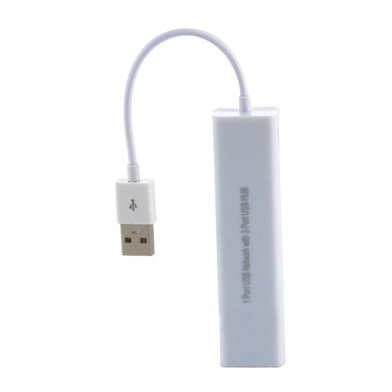 USB 2.0 Hub Lan 3 Cổng Ethernet Mạng Thẻ