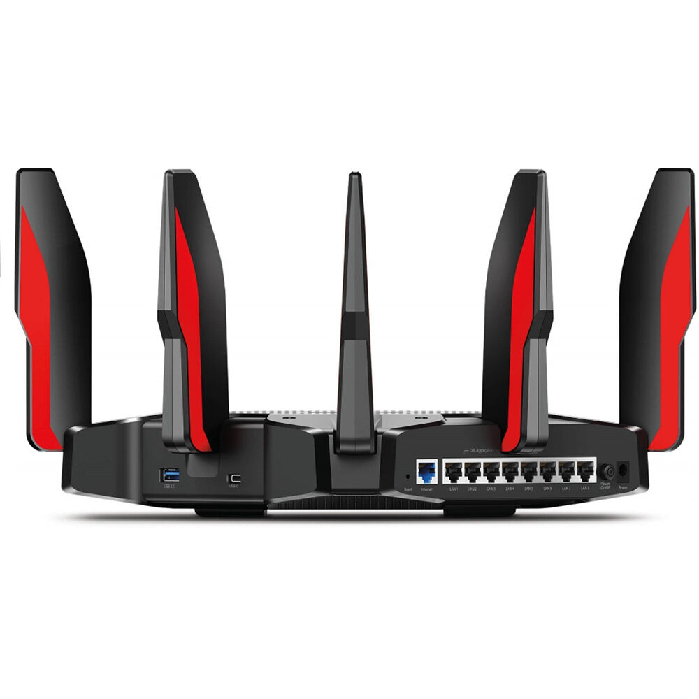 Bộ wifi router tp-link archer ax11000, wifi 6, 10gbps wireless tri-band gigabit gaming, 2.5 gbps wan port, ngôn ngữ anh, việt...