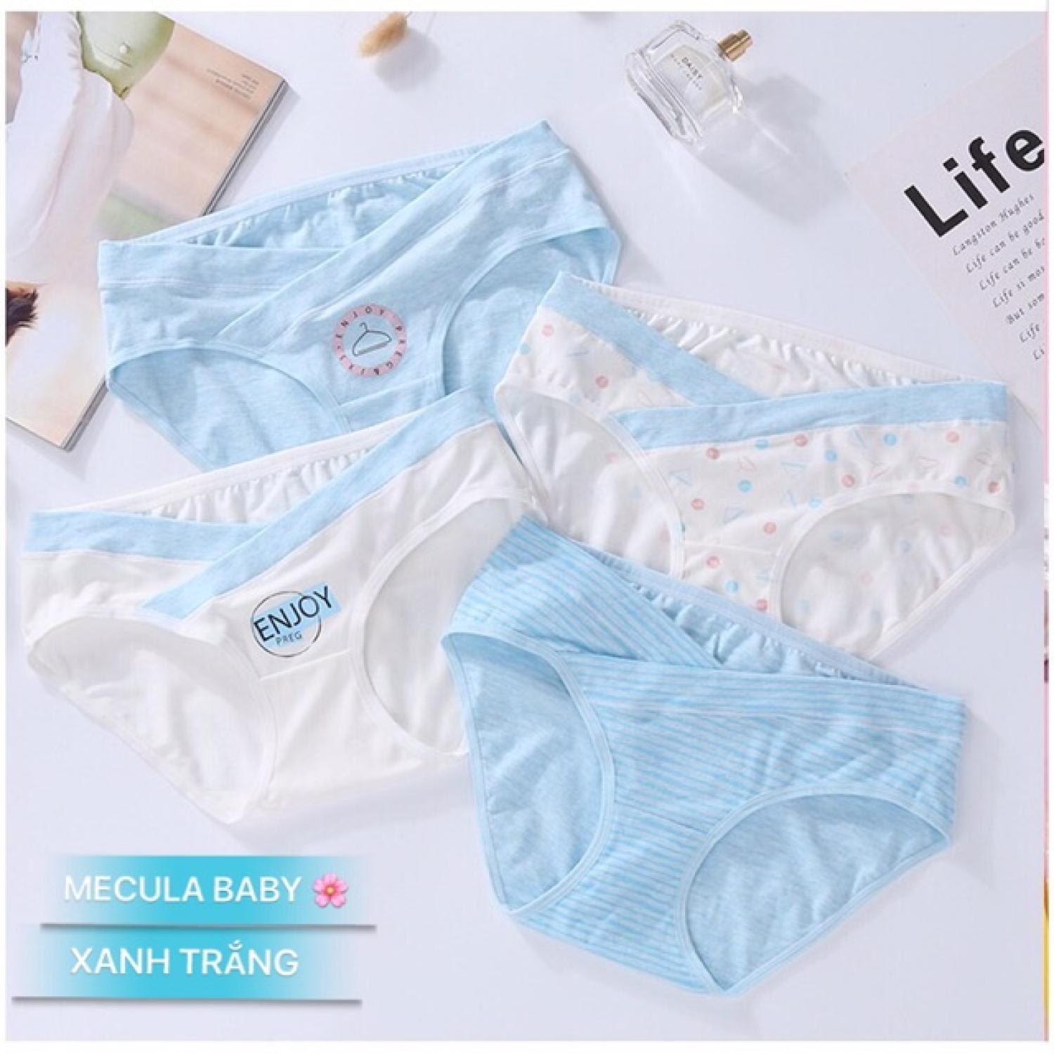 Combo 4 quần lót bầu cotton cao cấp ( hàng hiệu EnjoyPreg )