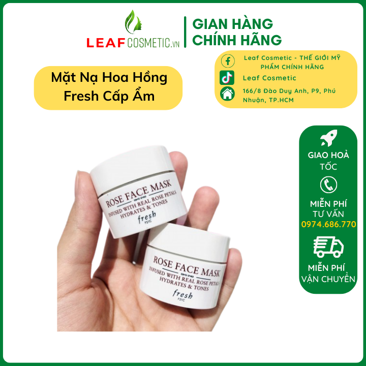 [ Minisize 15ml ] Mặt Nạ Fresh Rose Face Mask