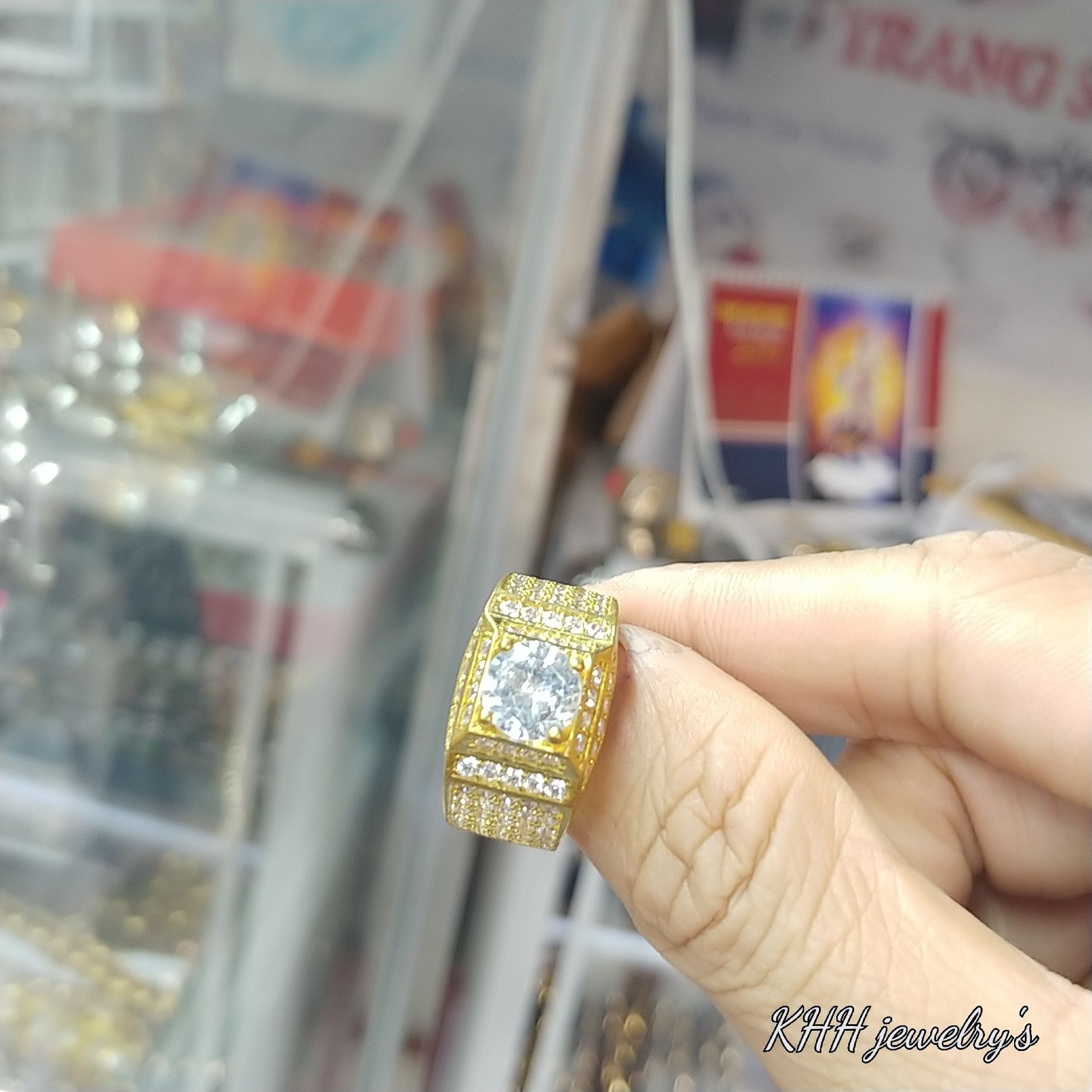 Nhẫn Đá Trắng Vonfram- Vĩnh Viễn Không Phai