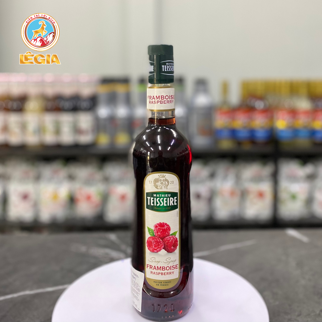 SIRUP TEISSEIRE PHÚC BỒN TỬ 700ML - TEISSEIRE RASPBERRY SYRUP