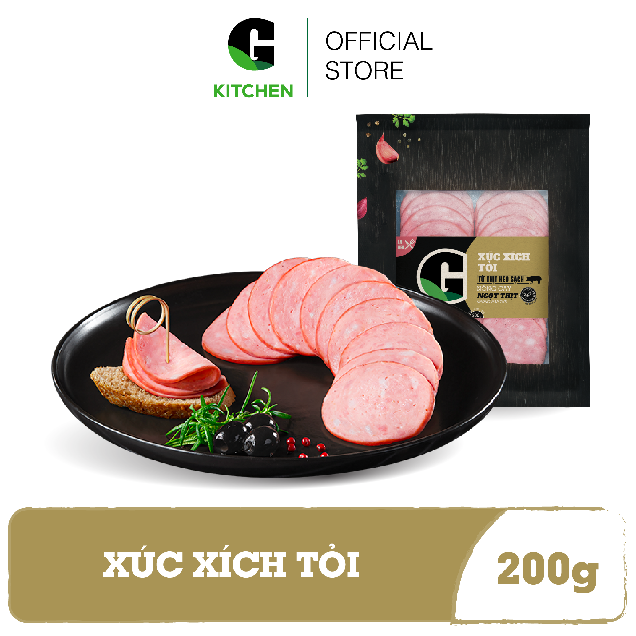 [Giao nội thành HCM] Xúc Xích Tỏi G Kitchen 200g