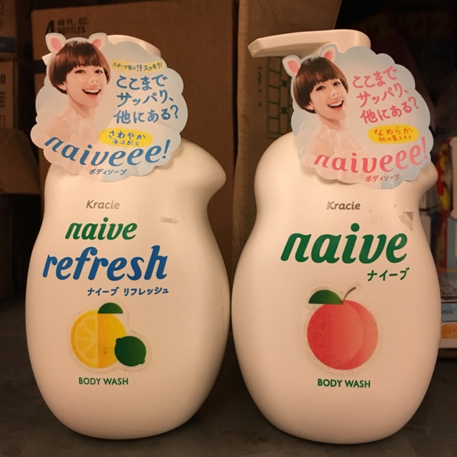 Sữa tắm Naive Nhật Bản 530 ml