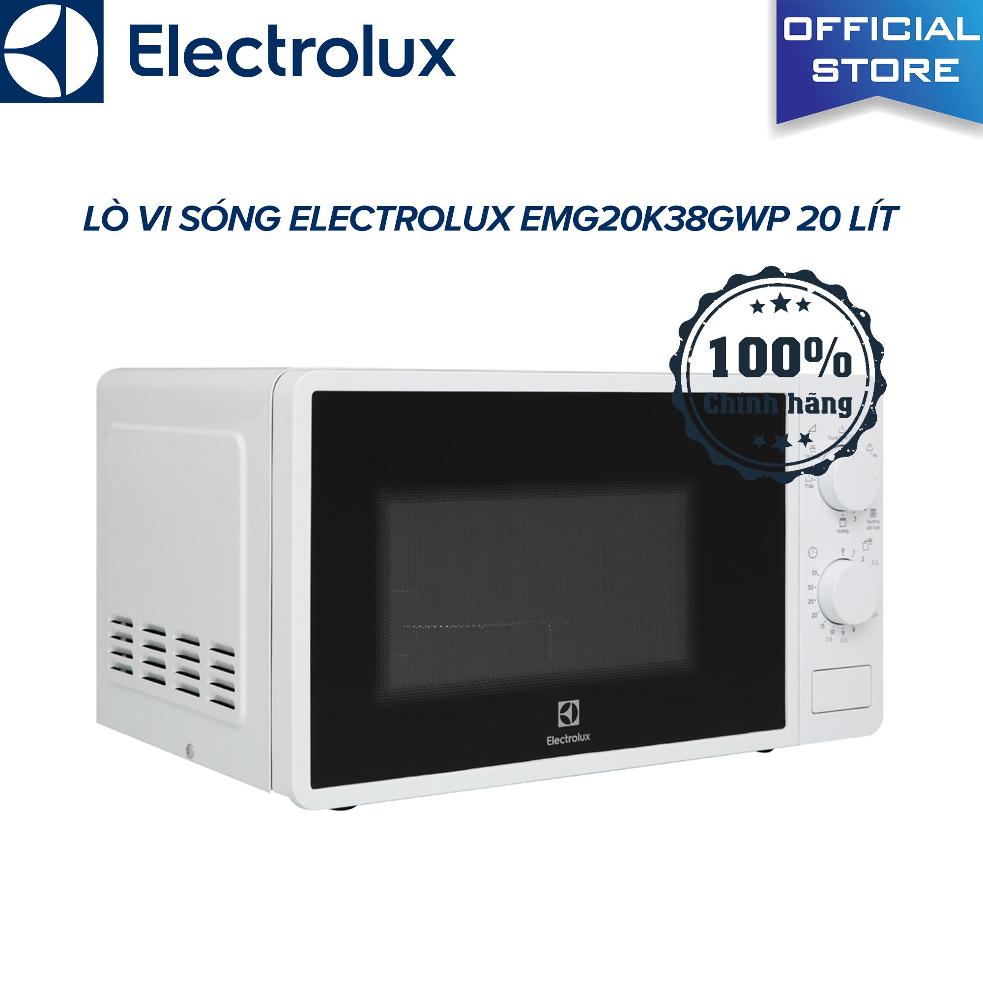 [HCM]Lò vi sóng Electrolux EMG20K38GWP 20 lít