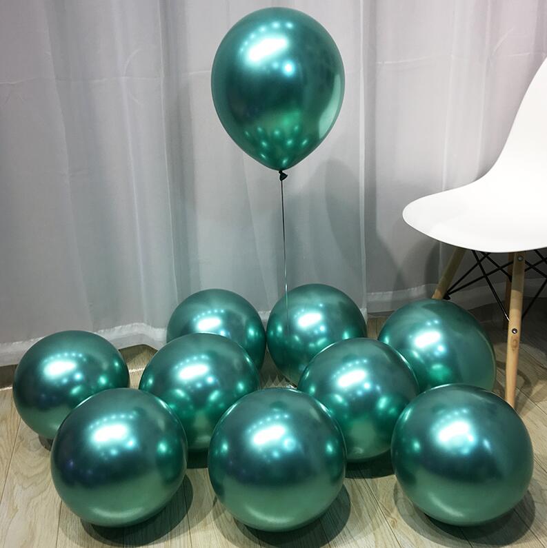 (30cm) Bóng trang trí sinh nhật siêu nhũ chrome (10 bóng)