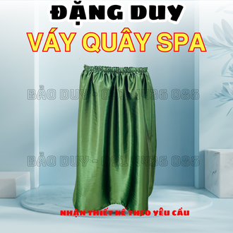 Váy Quây Spa | Chất Liệu Lụa Mát Sang Chảnh Nhiều Màu Để Chọn