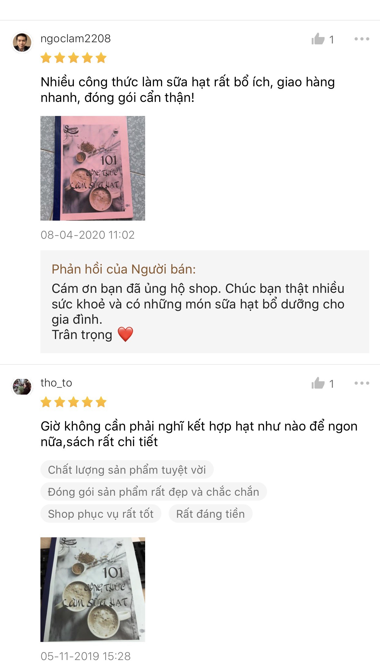 101 Công Thức Làm Sữa Hạt LS07 LINHSHOP89
