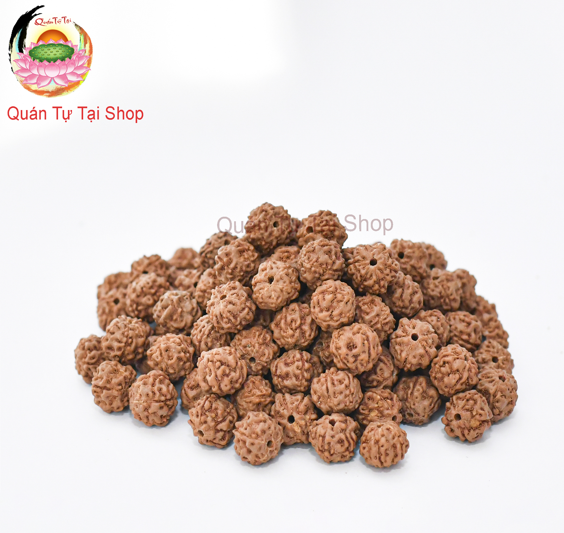 Chuỗi hạt bồ đề kim cang - Hạt 8mm, bán lẻ từng hạt ( bomco 10 hạt/ 1 lần mua)