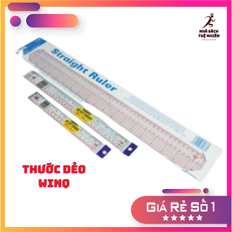 Thước kẻ dẻo WinQ 20cm 30cm 50cm dụng cụ đo kẻ