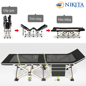 Giường gấp văn phòng du lịch Nikita lưới thoáng (NKT-TT02)