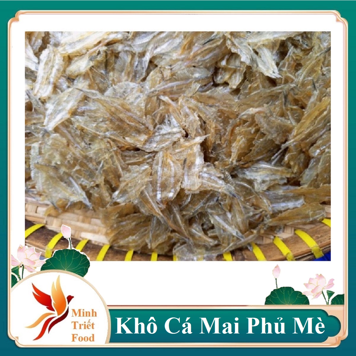 0.5 kg khô cá mai , rắc mè thơm ngon đặc sản minh triết