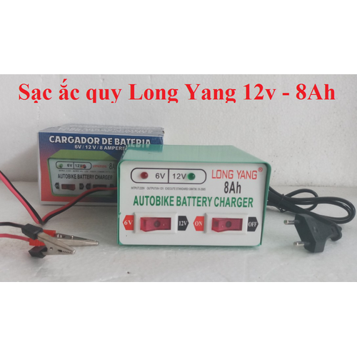 Bộ sạc bình ắc quy 2 chế độ 6V và 12V