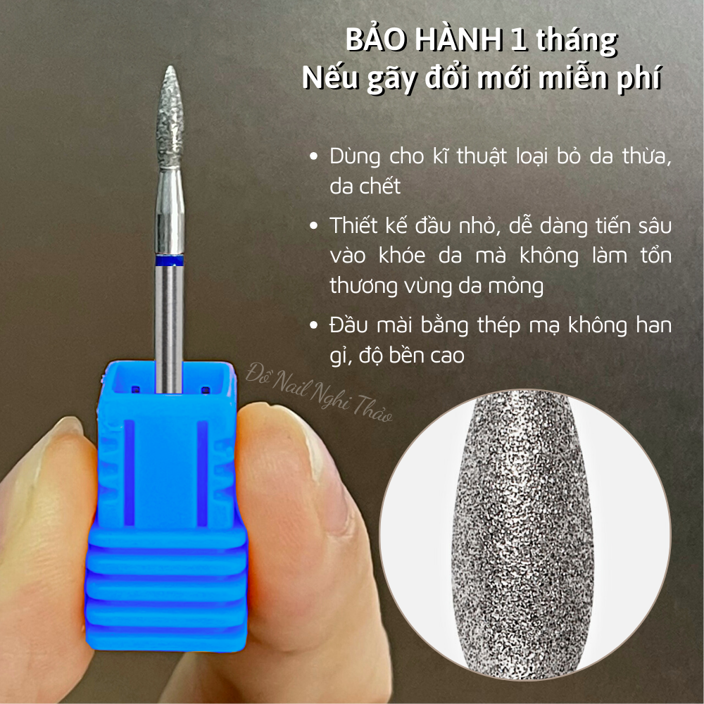 Đầu mài khóe da Nga