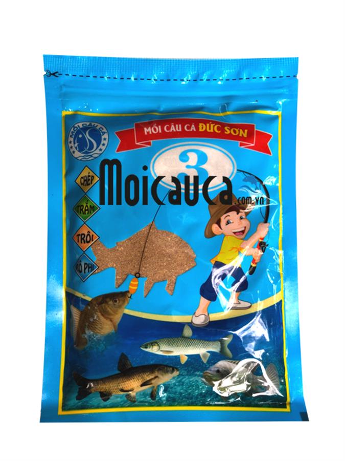 Mồi câu đức sơn số 1 . 2 .3 . 4 - chép ,trắm ,trôi,rô phi