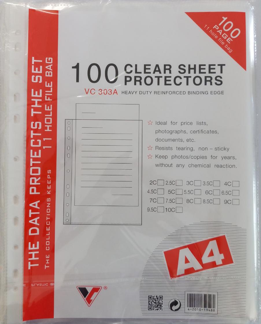 Bìa lỗ 320g A4 (100 tờ/xấp)