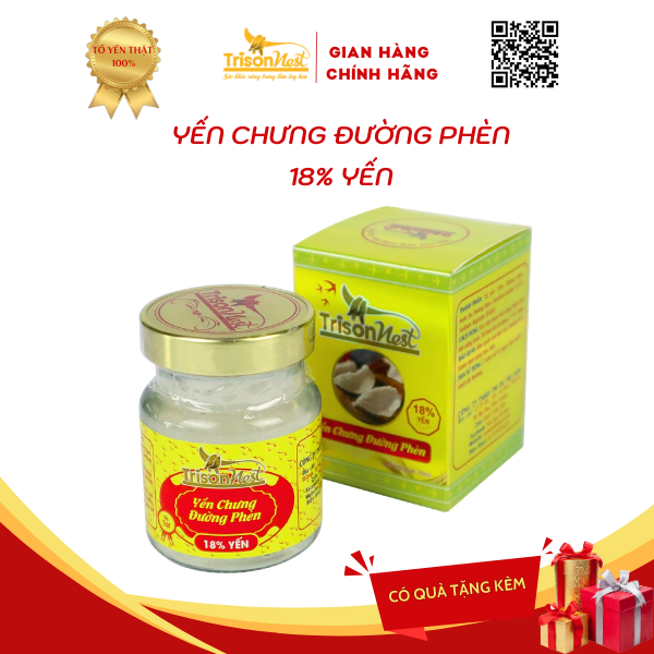 [YẾN SÀO TRÍ SƠN] YẾN CHƯNG SẴN 18% HŨ