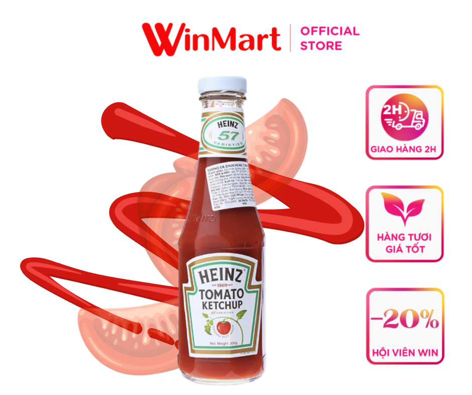 [Siêu thị WinMart] - Tương cà chua Heinz chai 300g