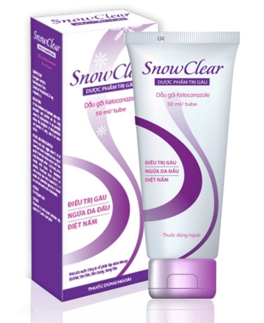 DẦU GỘI CHỐNG GẦU SNOWCLEAR 50ML , .