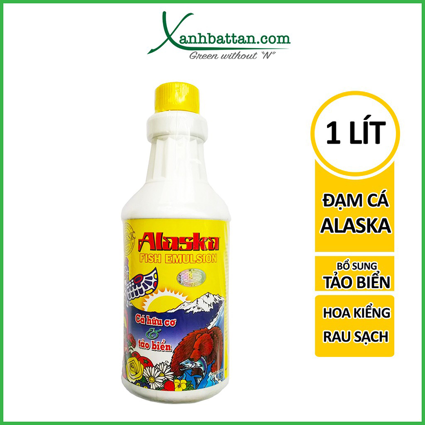 Đạm Cá Thủy Phân Alaska Nhập Khẩu Từ Mỹ Chai 1 Lít
