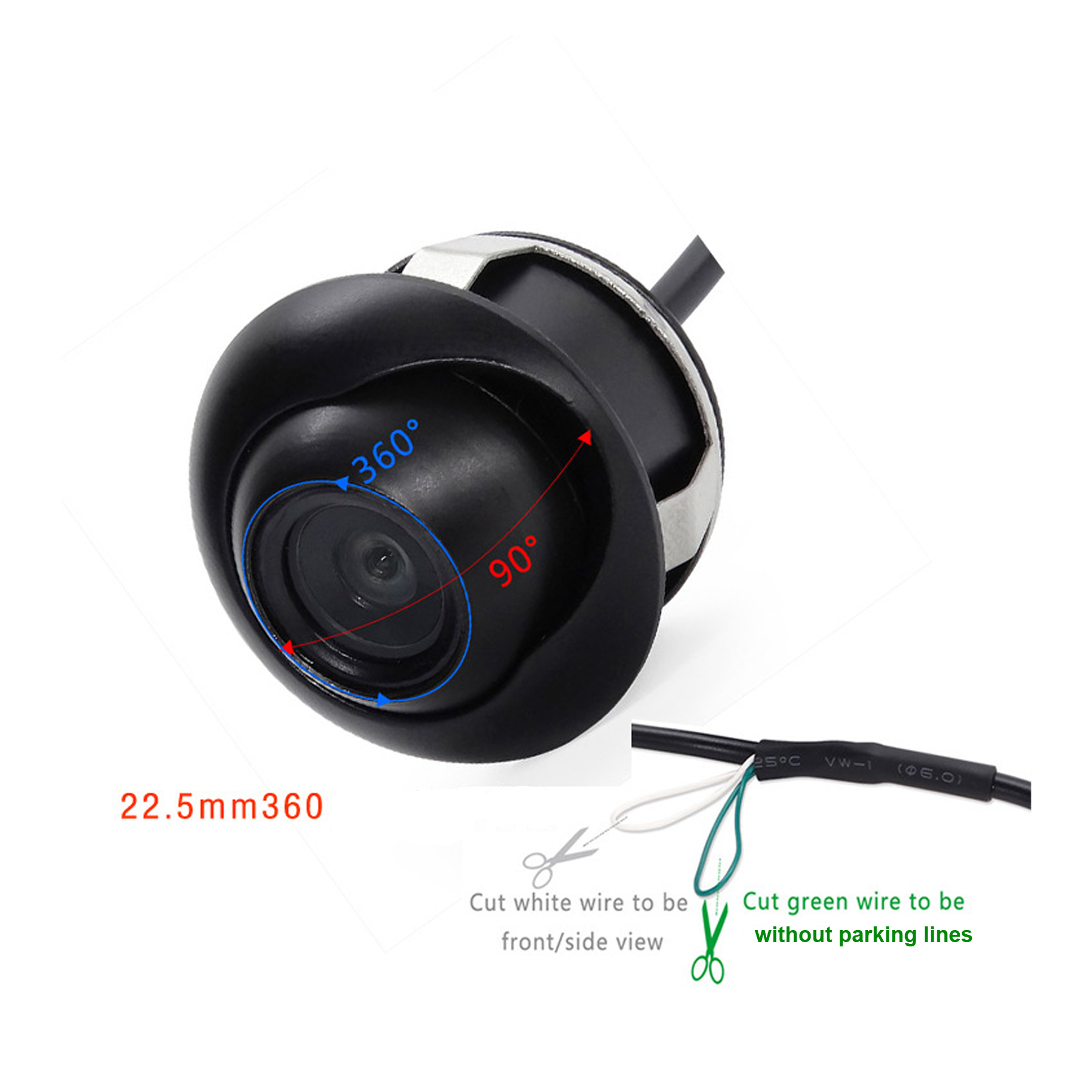 Camera cặp lề, xoay 360 độ mẫu mới, độ phân giải cao