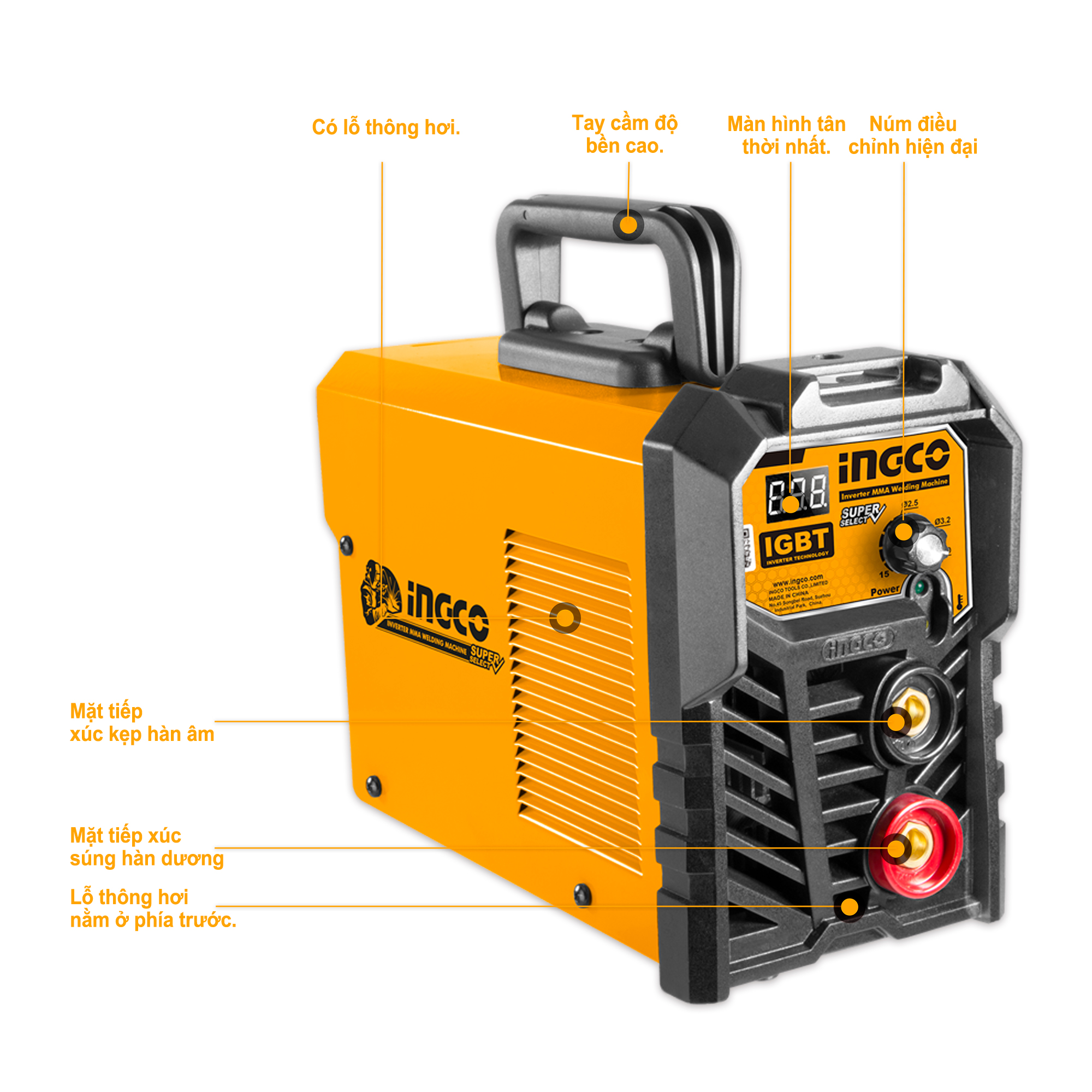 Máy hàn điện tử Inverter ING-MMA1602