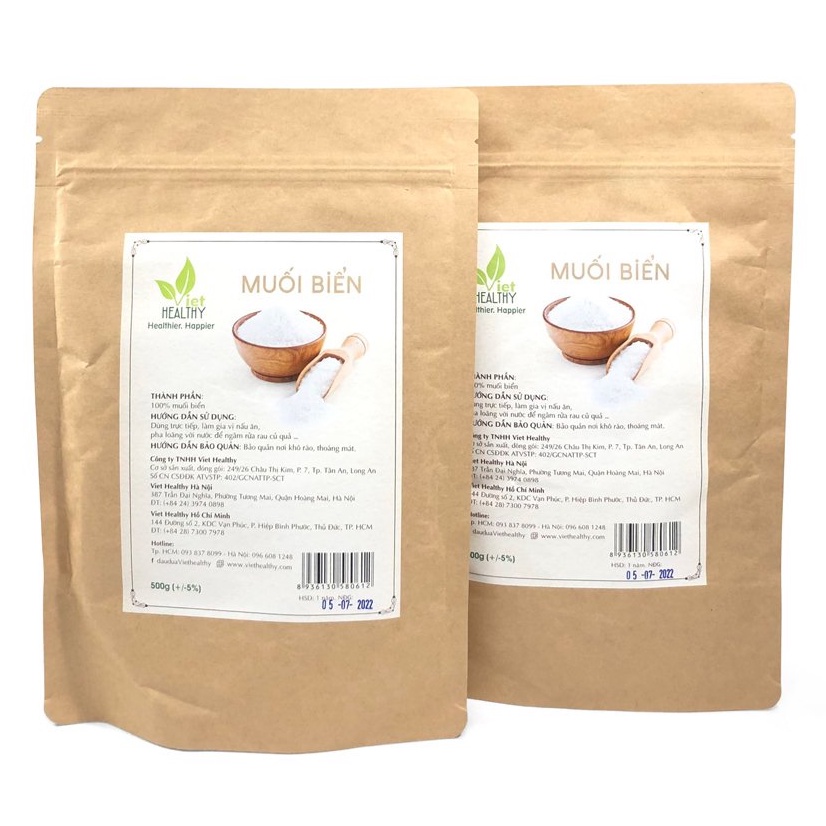 Muối biển Viet Healthy 500g