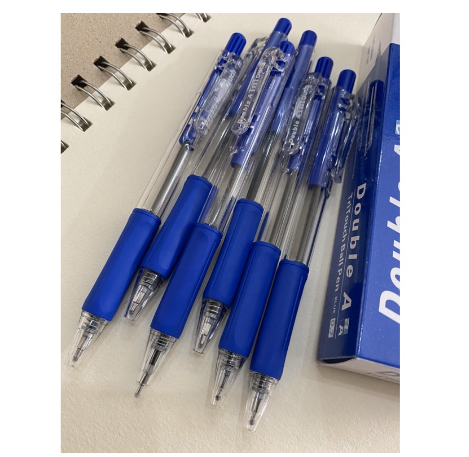 Combo 6 cây bút bi Double A Tritouch 0,7mm