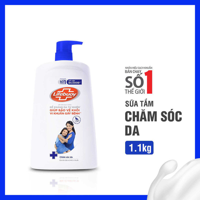 Sữa tắm lifebuoy chăm sóc da 1,1kg
