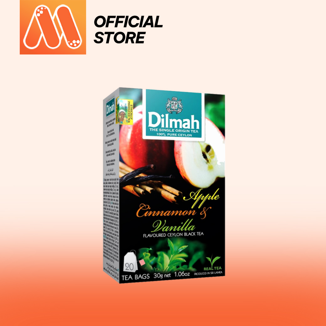 Trà Dilmah Vị Táo, Quế & Vanilla - Apple, Cinnamon & Vanilla 30g