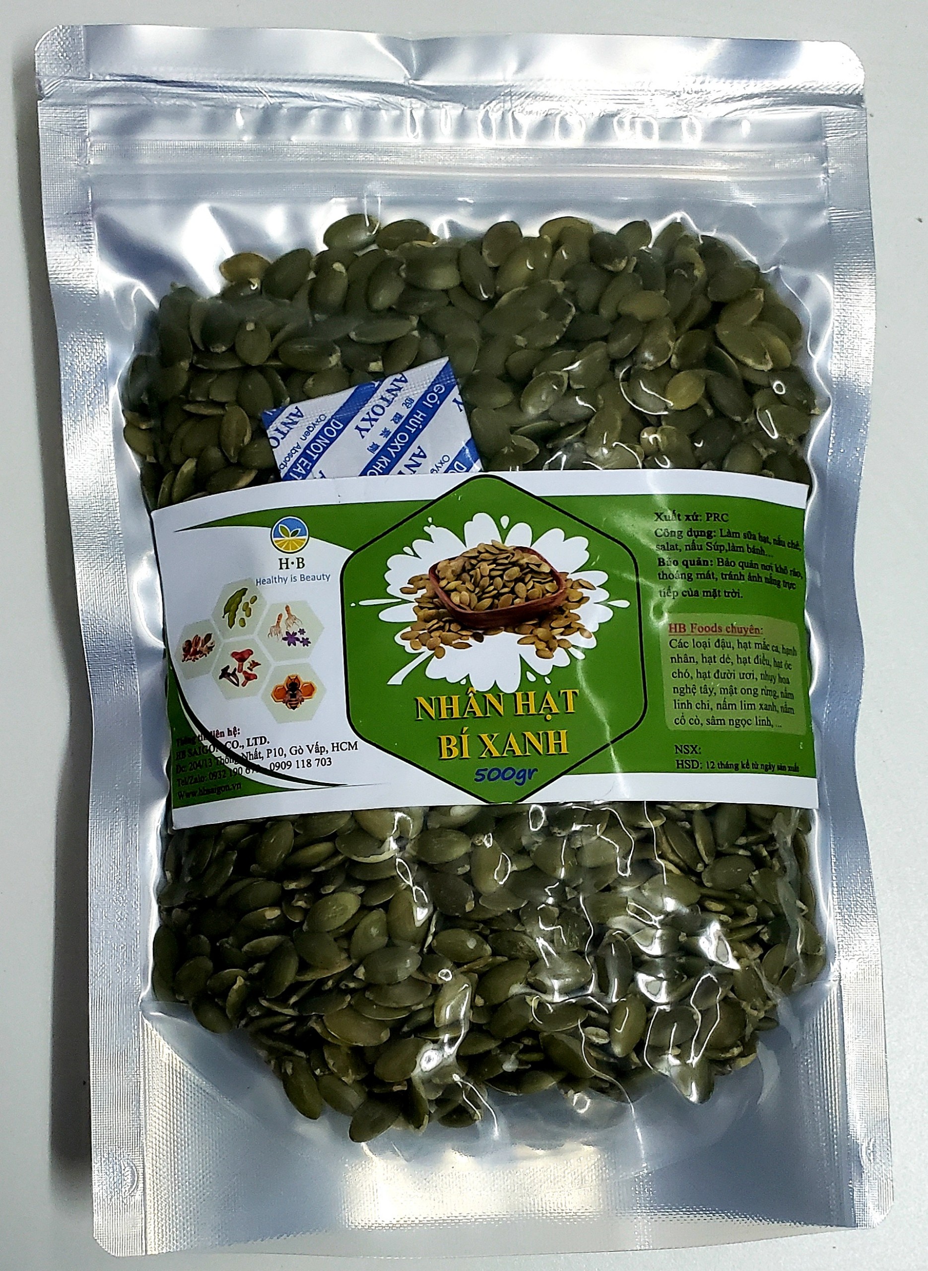 [HCM]Nhân Hạt Bí Xanh loai AAA- 500g