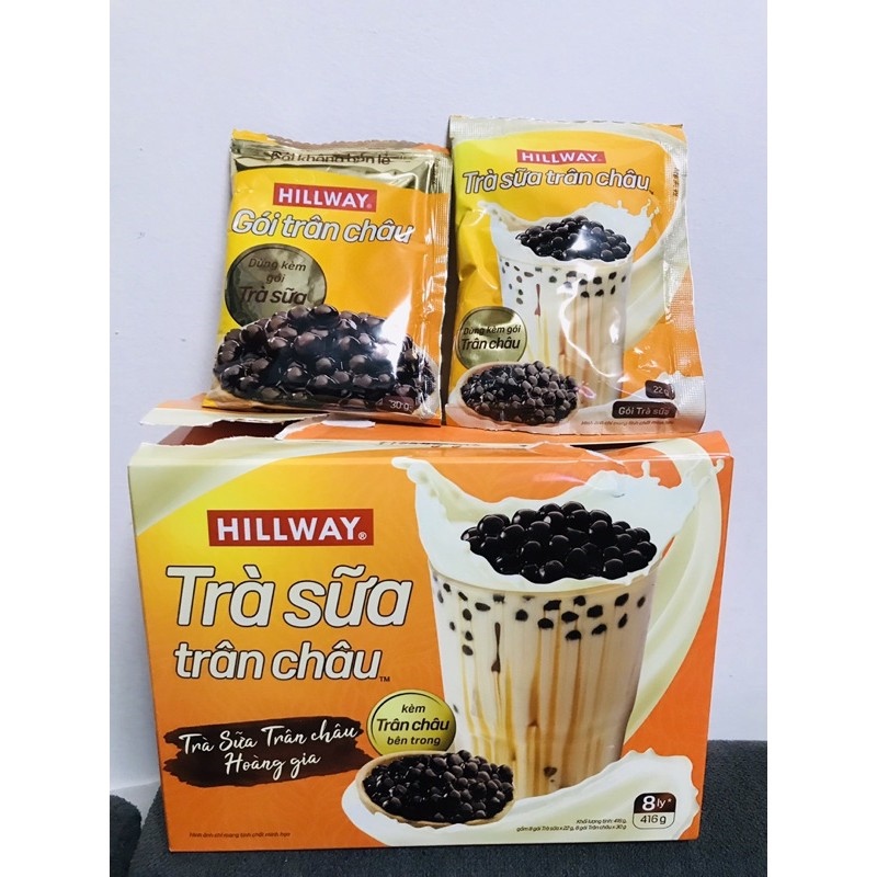 【sẵn sàng】 1 Set trà sữa trân châu HILLWAY ( trà trân châu thật )