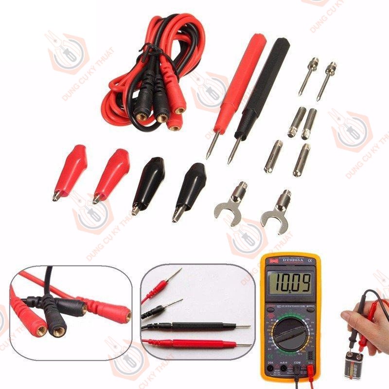 Bộ dụng cụ đo đồng hồ vạn năng 16 món que đo _ [Shop Dụng Cụ Kỹ Thuật]