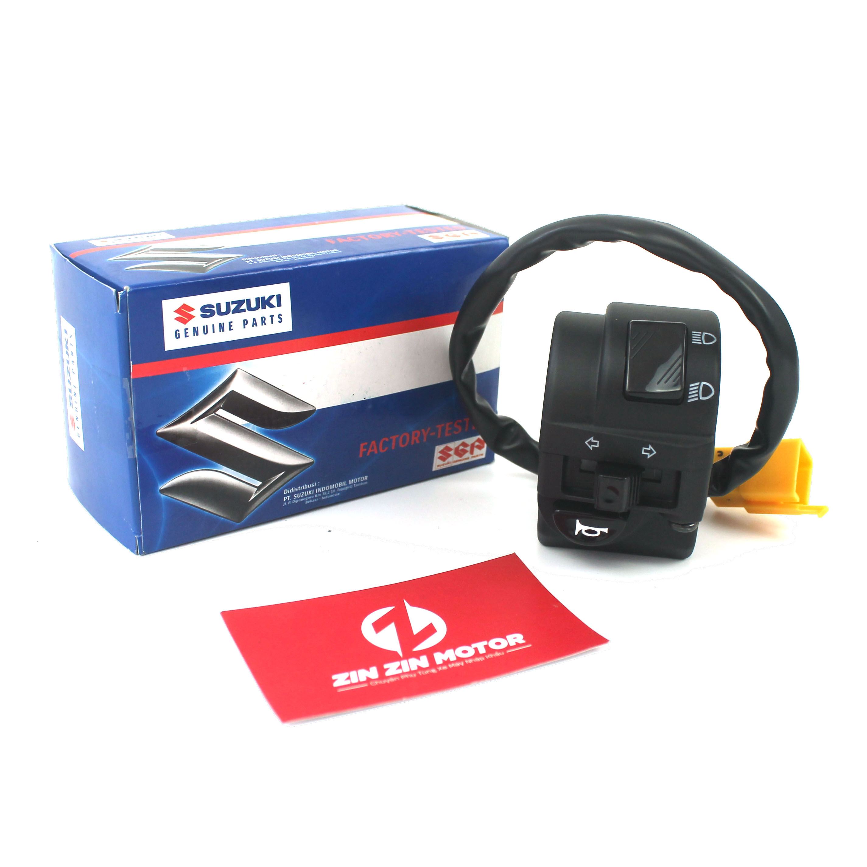 Cùm Công Tắc Bên Trái - Satria Fi, Raider Fi - 37400-12K01-000 - Zin Zin Motor