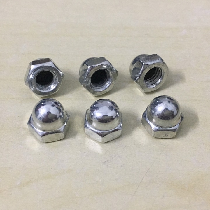 20 đai ốc chỏm cầu m6 - đai ốc mũ - tán chỏm cầu 6ly