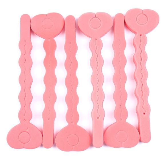 Lô 6 cuốn chìa khóa bọt biển làm xoăn tóc