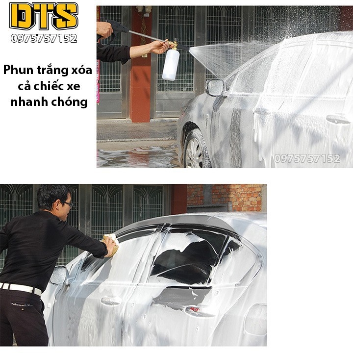 Combo bình phun bọt tuyết và khớpnối nhanh