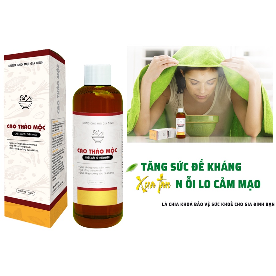 Cao xông thảo mộc 100ml