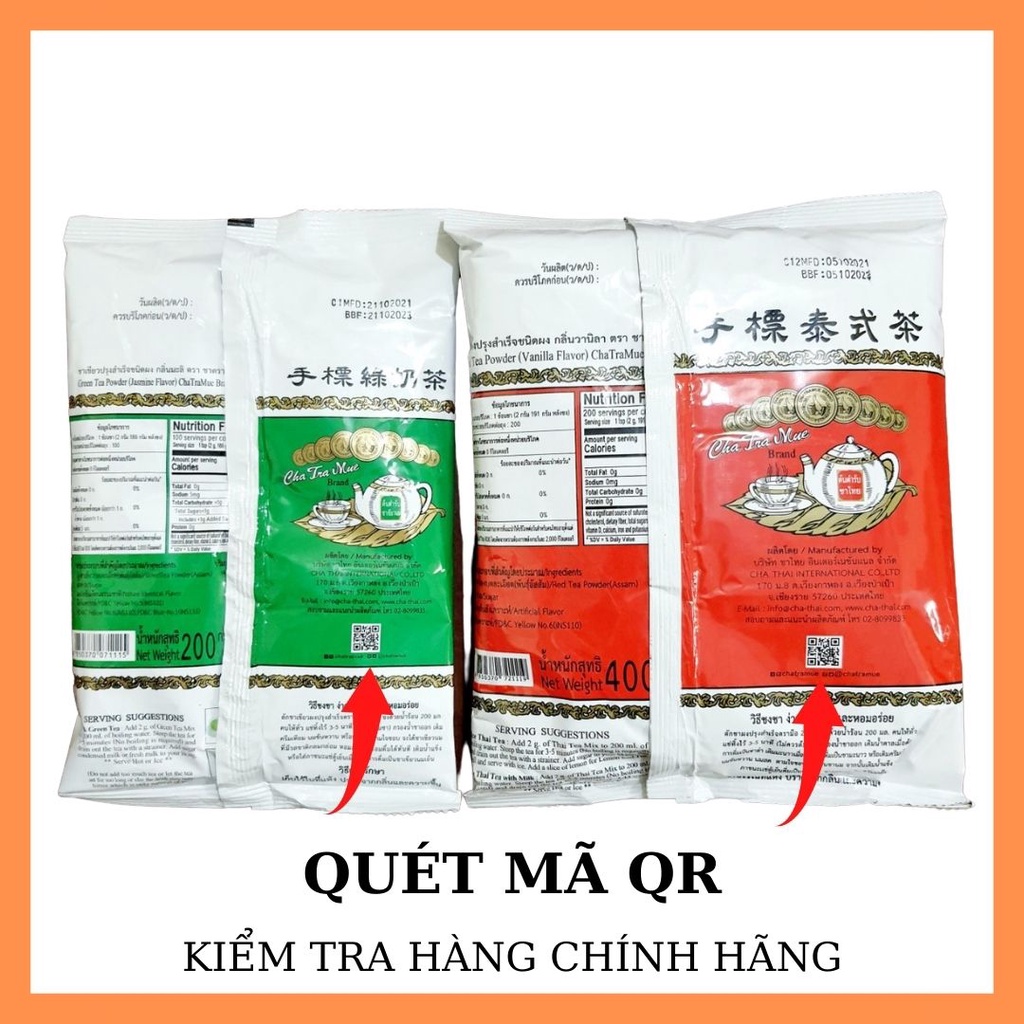 (HT) Trà thái xanh+trà thái đỏ