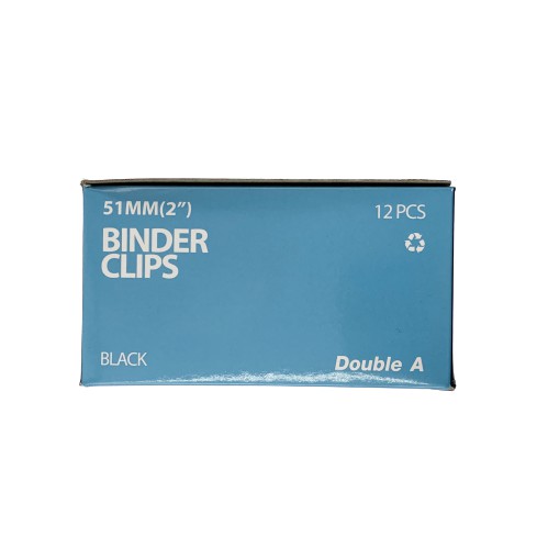 Kẹp Bướm 51mm Double A (Hộp 12 Chiếc)