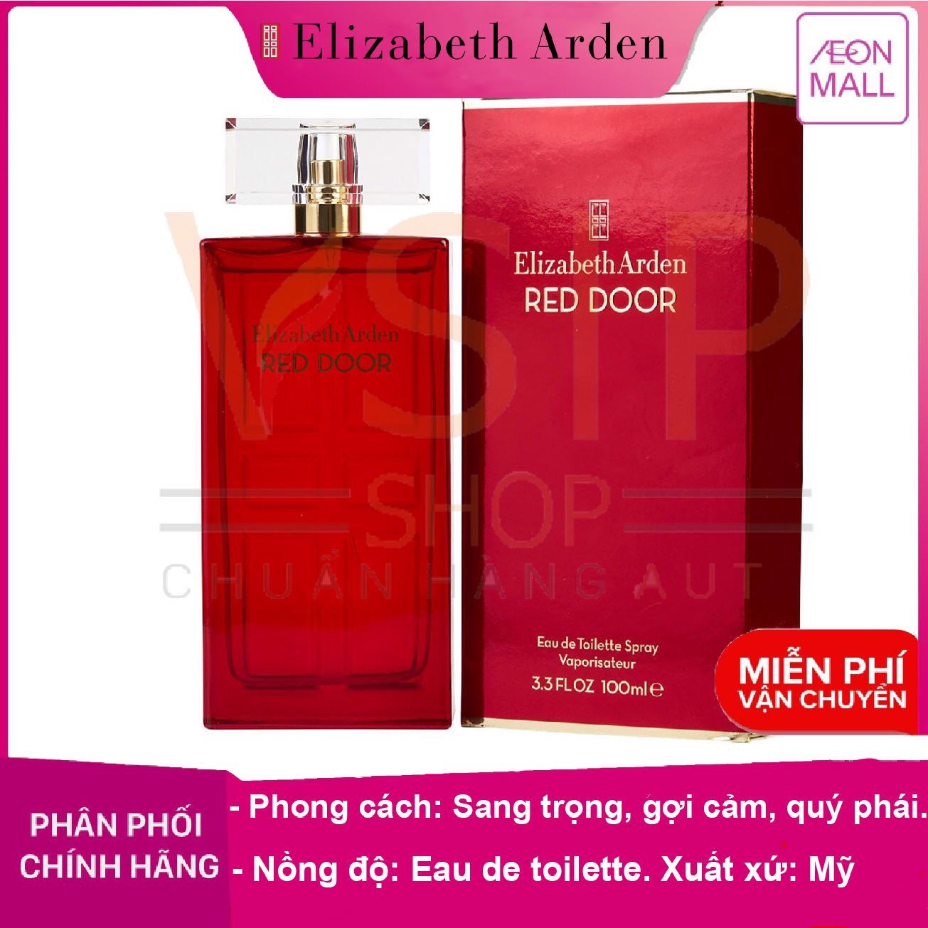 Nước hoa nữ Elizabeth Arden Red Door EDT 100ml