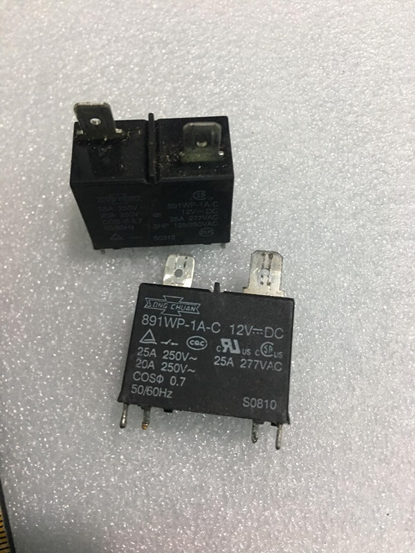 Relay cấp lốc điều hòa 25A bóc máy