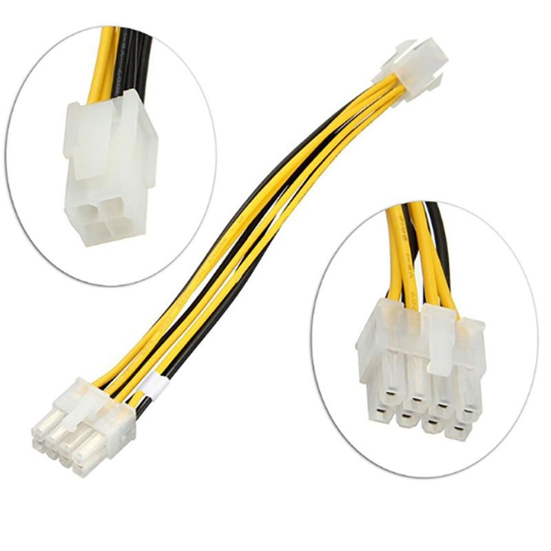 Cáp chuyển đổi nguồn 4Pin sang 8Pin CPU Mainboard